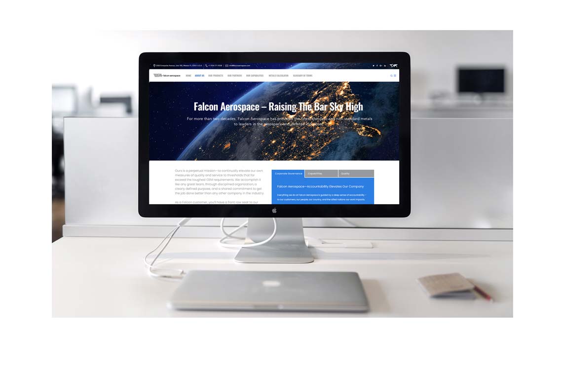 FALCON AEROSPACE WEBSITE