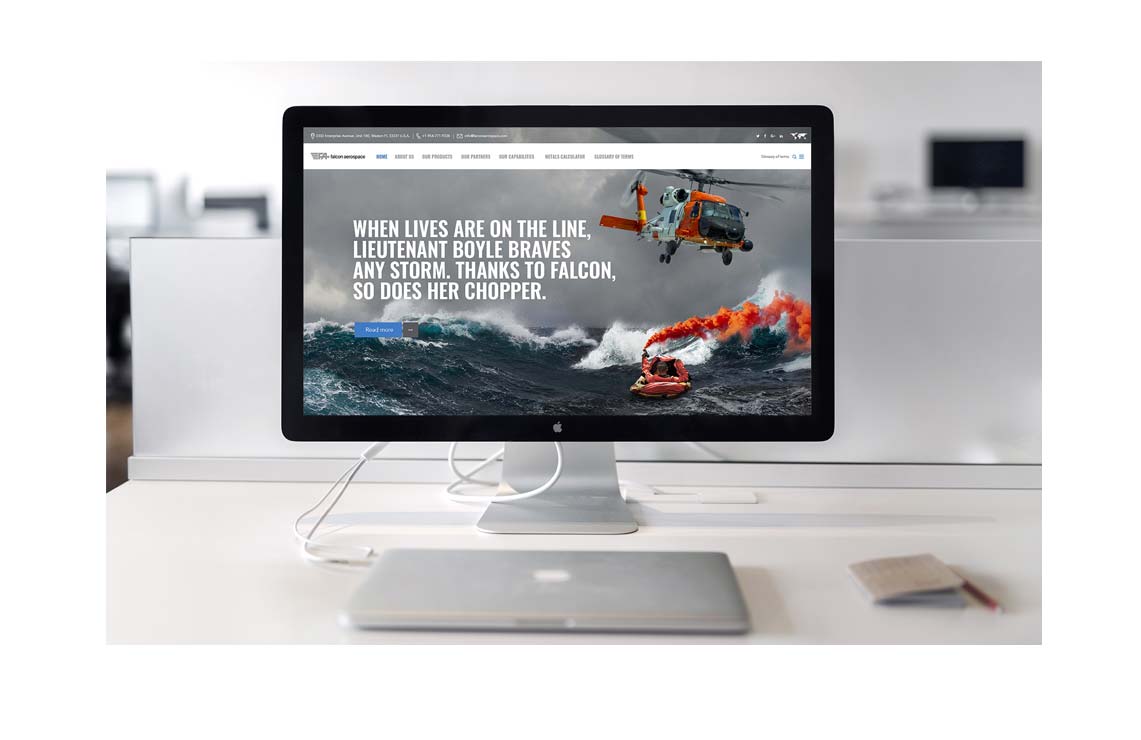 FALCON AEROSPACE WEBSITE